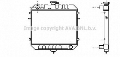 AVA QUALITY COOLING ol2034 -  Радиатор, охлаждение двигателя